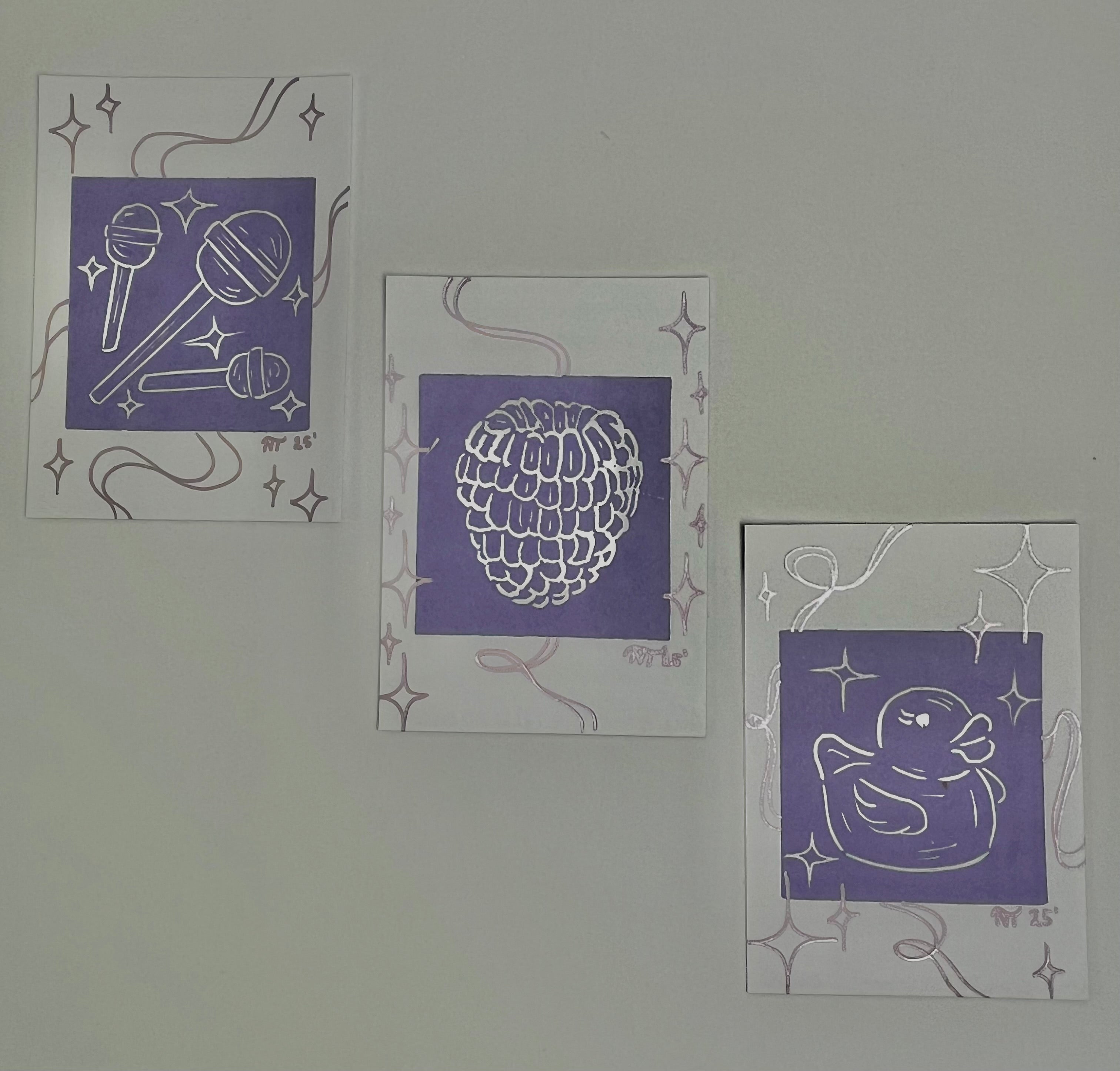 NEON TEETH MYSTERY COLOR POCKET ART CARDS