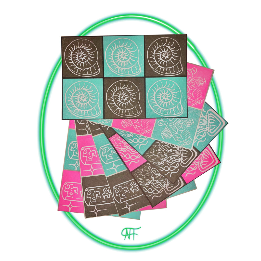 POSTCARD STAMP PRINTS