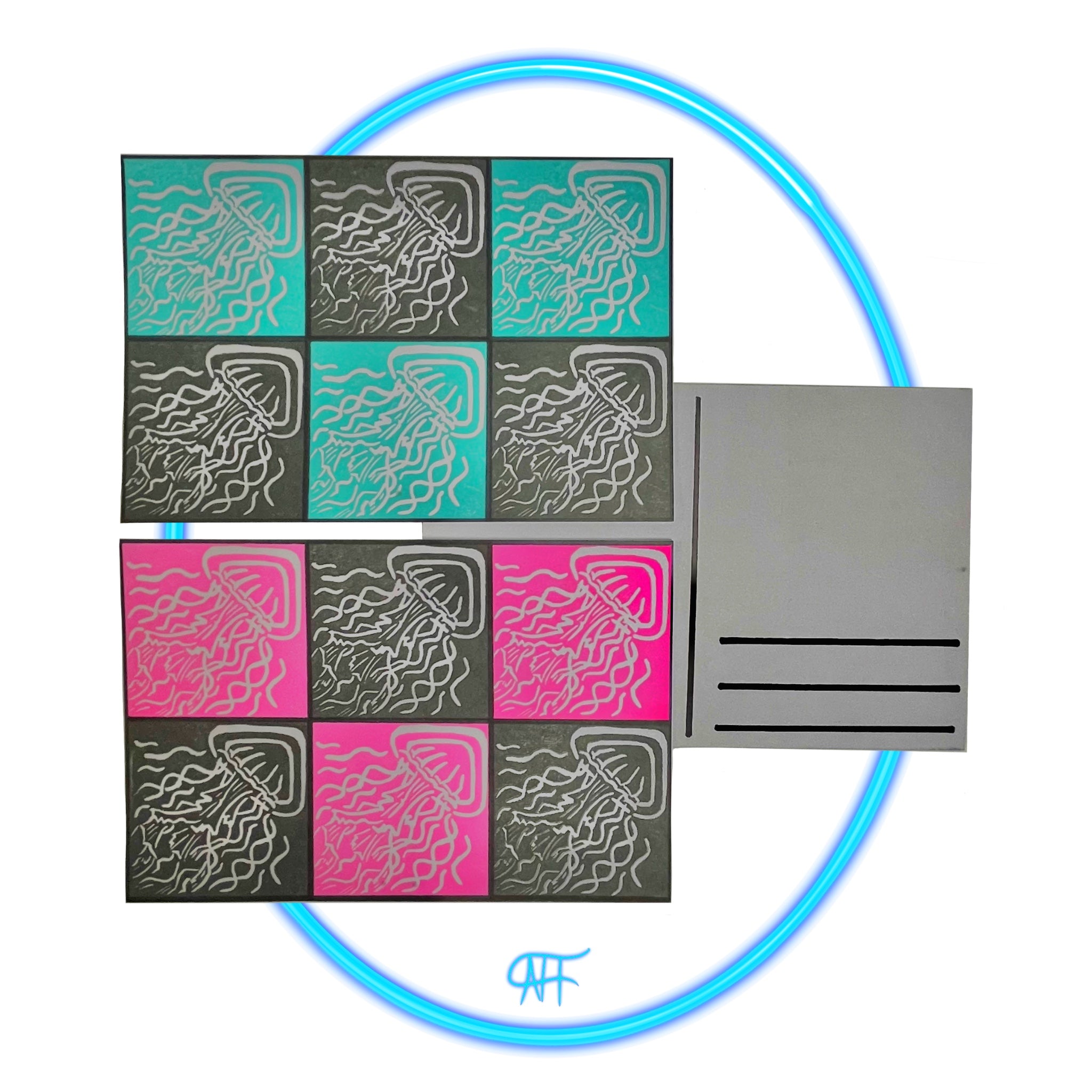 POSTCARD STAMP PRINTS