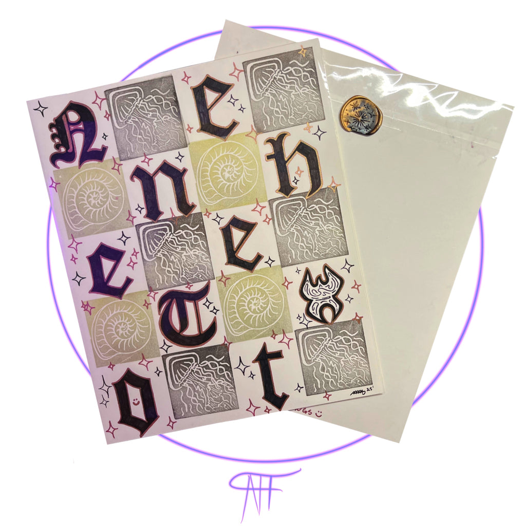 MEDIUM STAMP PRINT {JELLY SHELL BINGO BLACK|GREY}