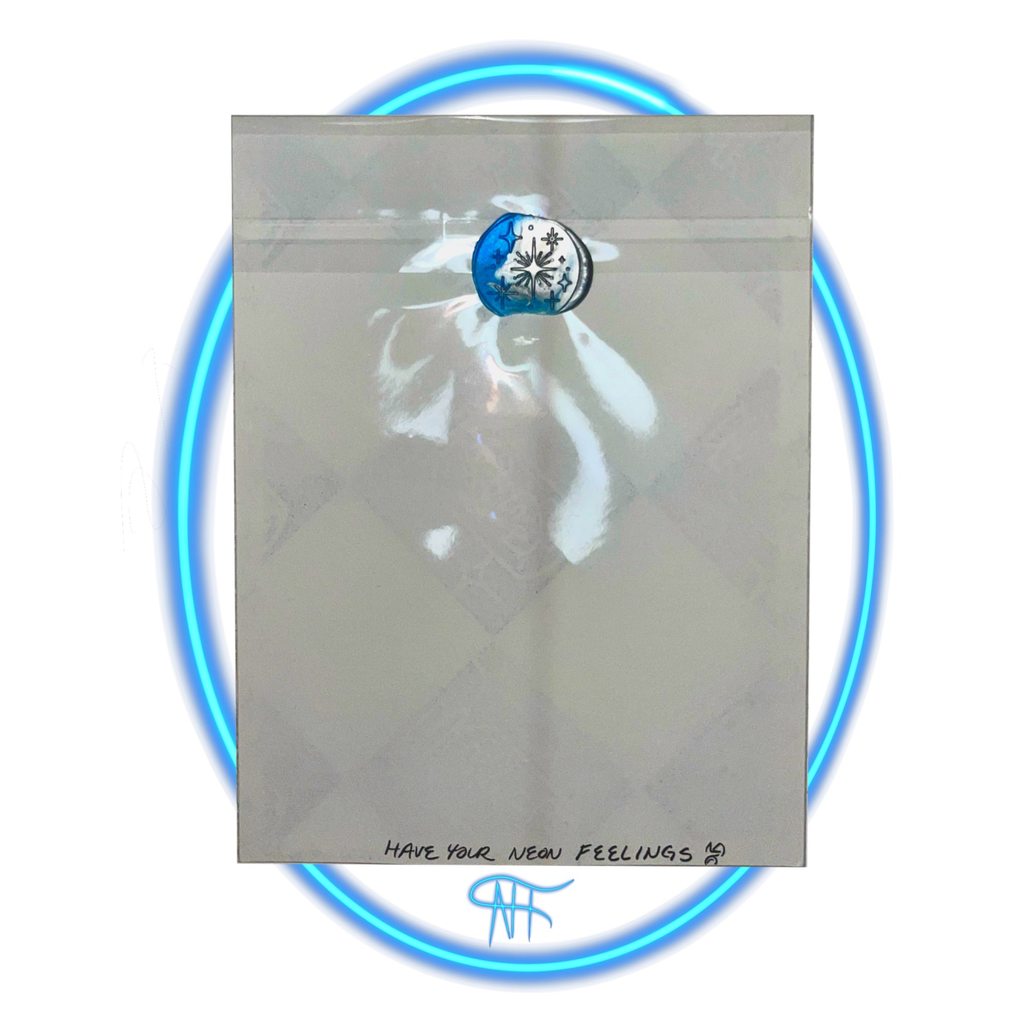 SMALL STAMP PRINT {MINI TEETH JAR BLUE|BLUE}