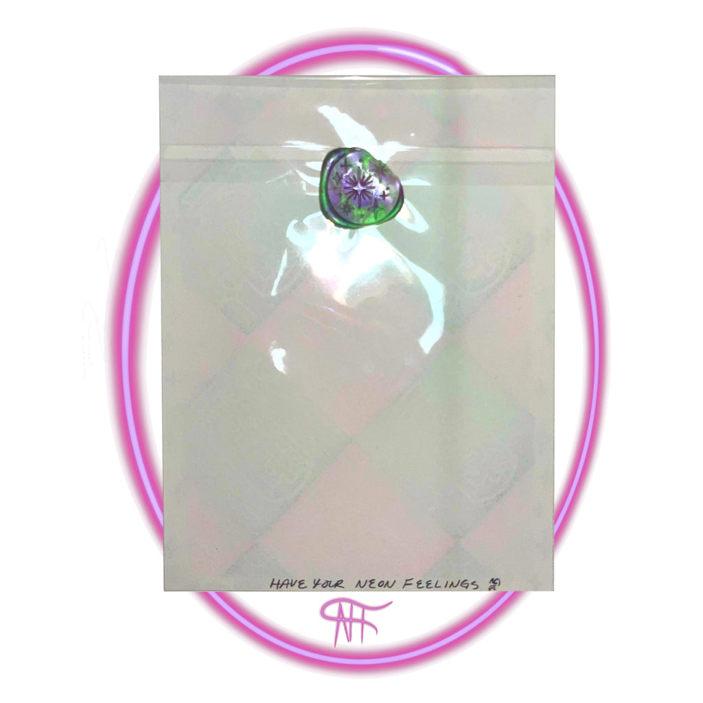 SMALL STAMP PRINT {MINI TEETH JAR GREEN|PINK}